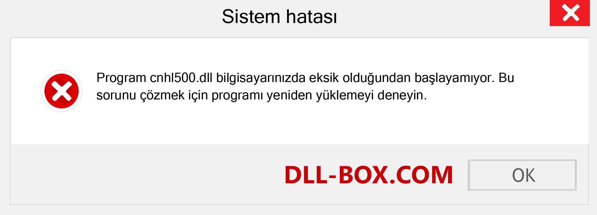 cnhl500.dll dosyası eksik mi? Windows 7, 8, 10 için İndirin - Windows'ta cnhl500 dll Eksik Hatasını Düzeltin, fotoğraflar, resimler